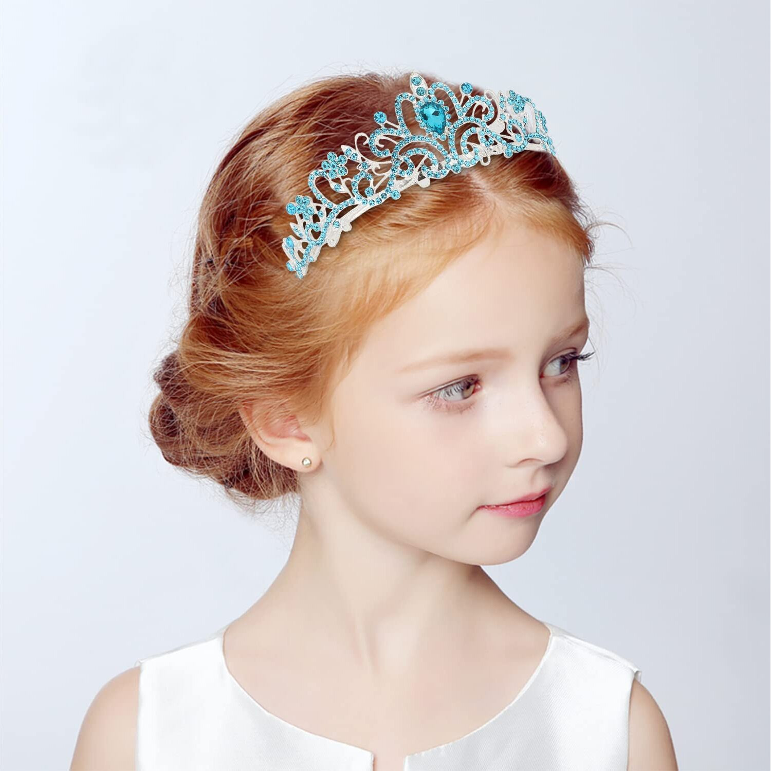 Tiaras And Crowns For Women  Blue Crown  Crown For Girls  Princess Crown And Tiaras For Girls  Crowns And Tiaras  Toddler Tiara  Tiaras And Crowns For Little Girls  Birthday Tiara For Girls