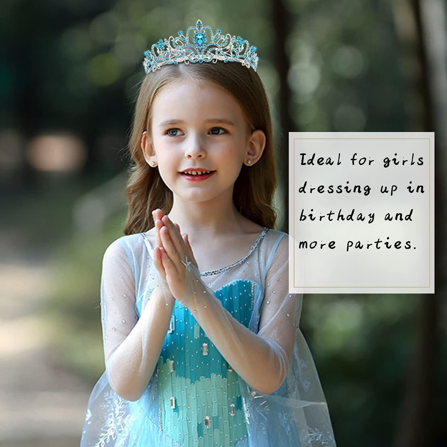 Tiaras And Crowns For Women  Blue Crown  Crown For Girls  Princess Crown And Tiaras For Girls  Crowns And Tiaras  Toddler Tiara  Tiaras And Crowns For Little Girls  Birthday Tiara For Girls