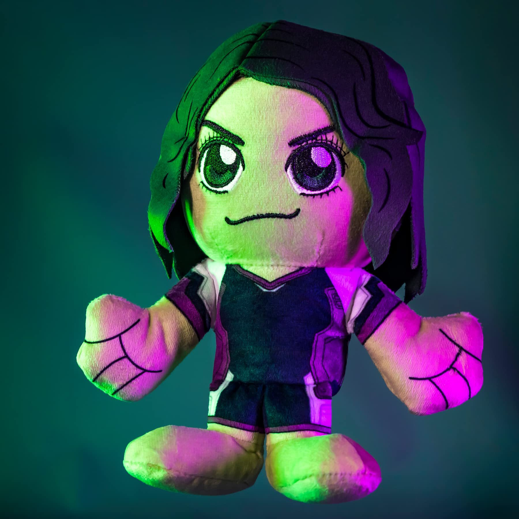 Bleacher Creatures Marvel She Hulk 8"" Kuricha Sitting Plush- Soft Chibi Inspired Toy