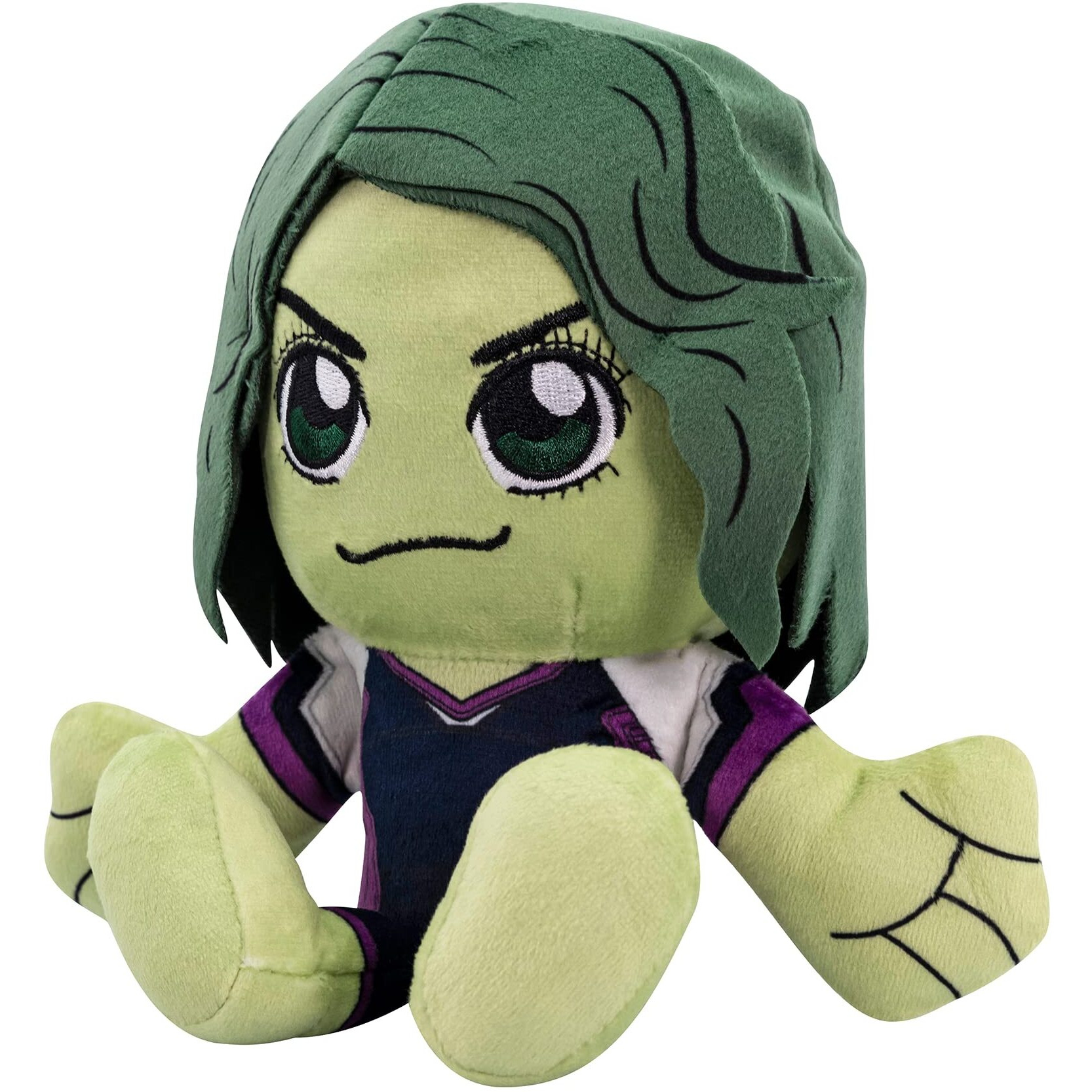 Bleacher Creatures Marvel She Hulk 8"" Kuricha Sitting Plush- Soft Chibi Inspired Toy
