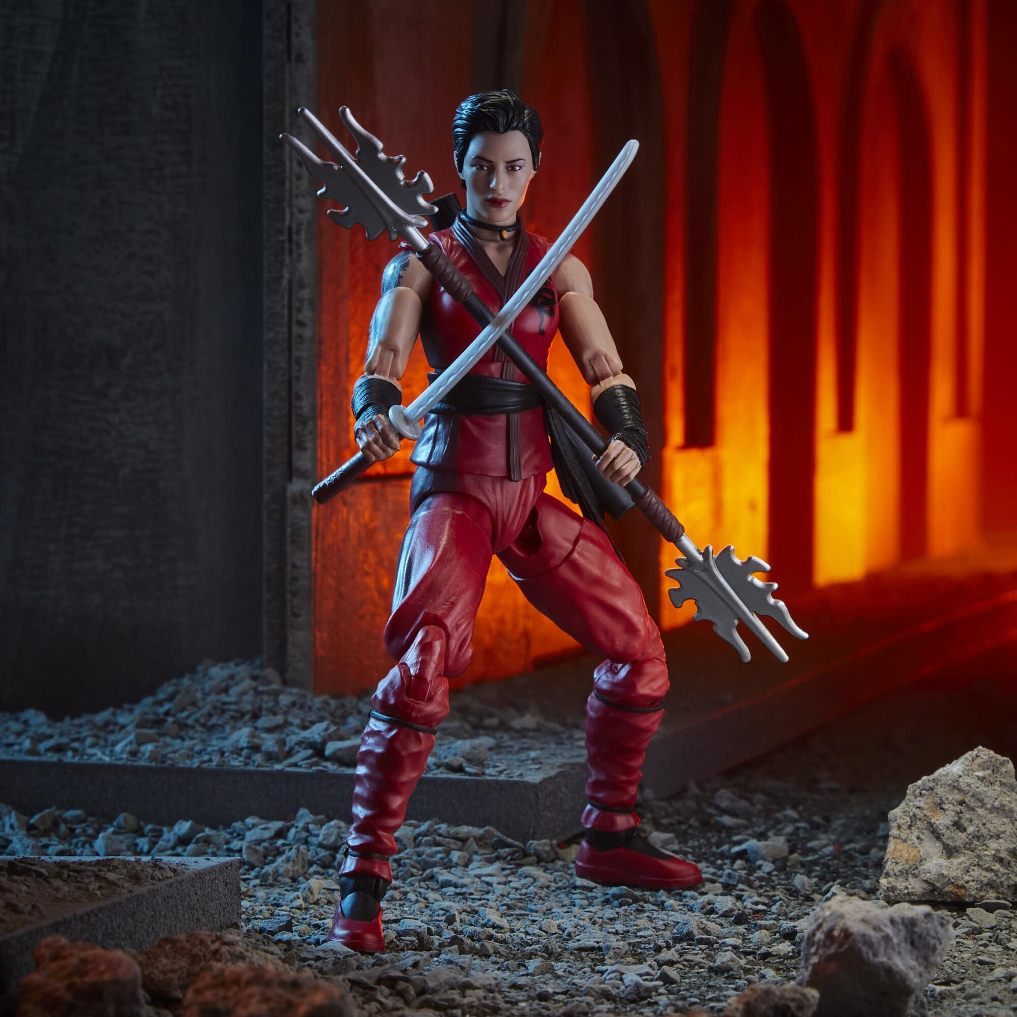 G.I. Joe Classified Series 124  Kim Jinx Arashikage  Collectible 6-Inch Ninja Action Figure With 7 Accessories