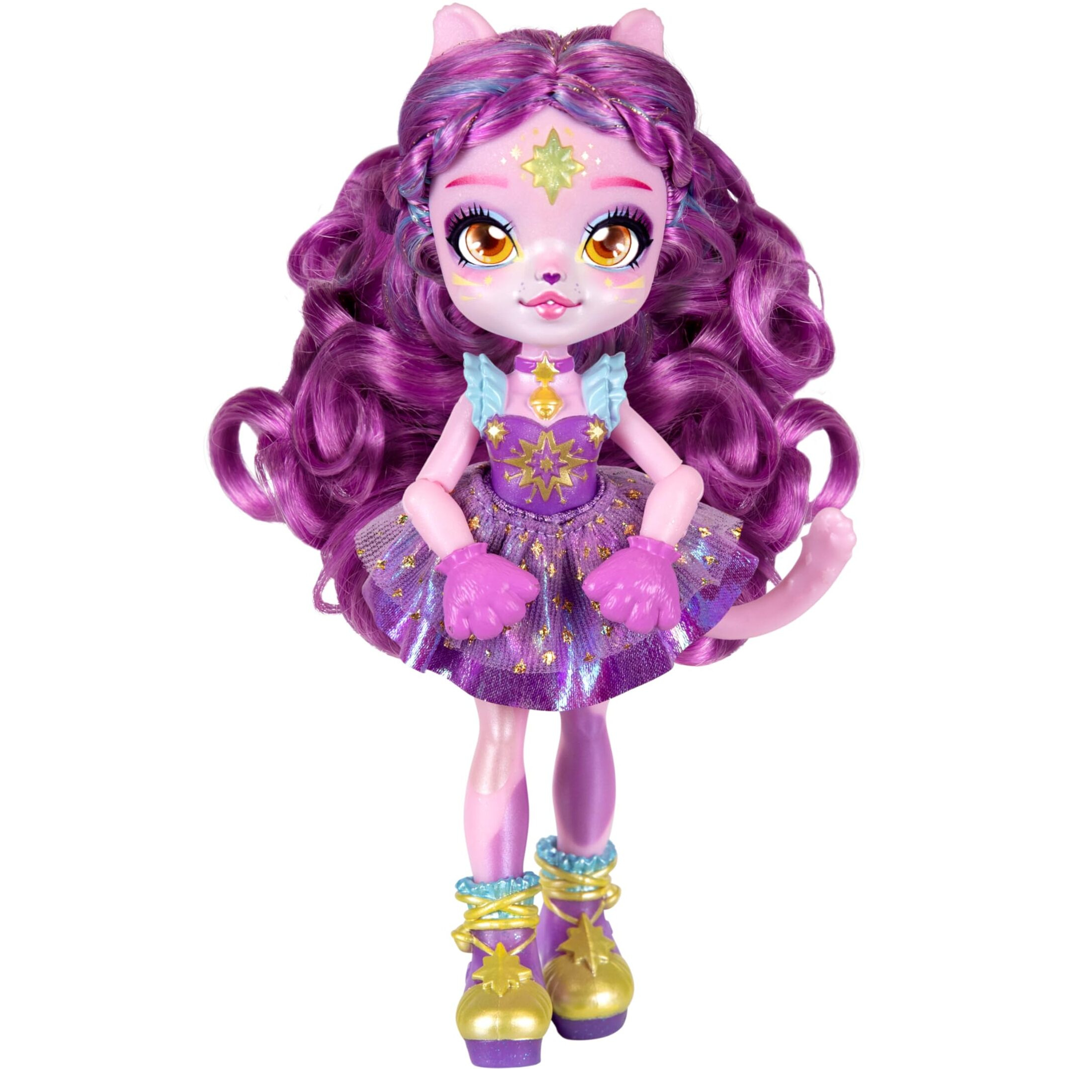 Magic Mixies Pixlings Shimmerverse Series  Create & Mix Magic Potion To Magically Reveal Catlyn The Cat  Watch As This Beautiful 6.5"" Shimmerverse Pixling Fashion Doll Appears Inside The Potion Bottle
