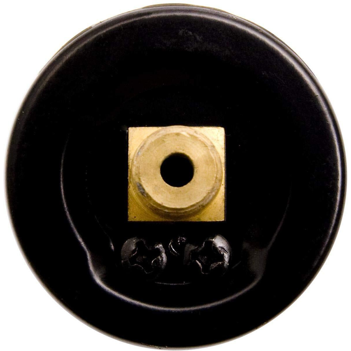 1-1/2"" Utility Pressure Gauge  Wog  Black Steel Case  1/8"" Npt  Center Back Mount  0-4 000Psi