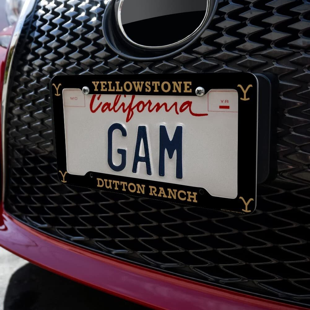 Graphics & More Yellowstone Tv Show Dutton Ranch License Plate Tag Frame