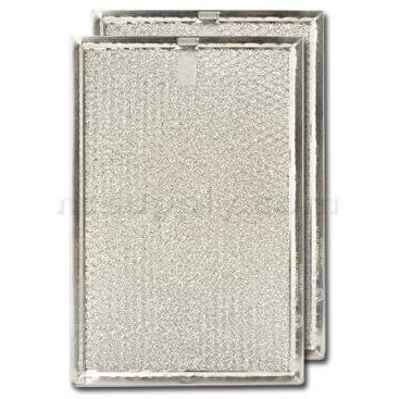 Aluminum Range Hood Filter - 6-3/8"" X 9-9/16"" X 3/32""  Pack Of 2