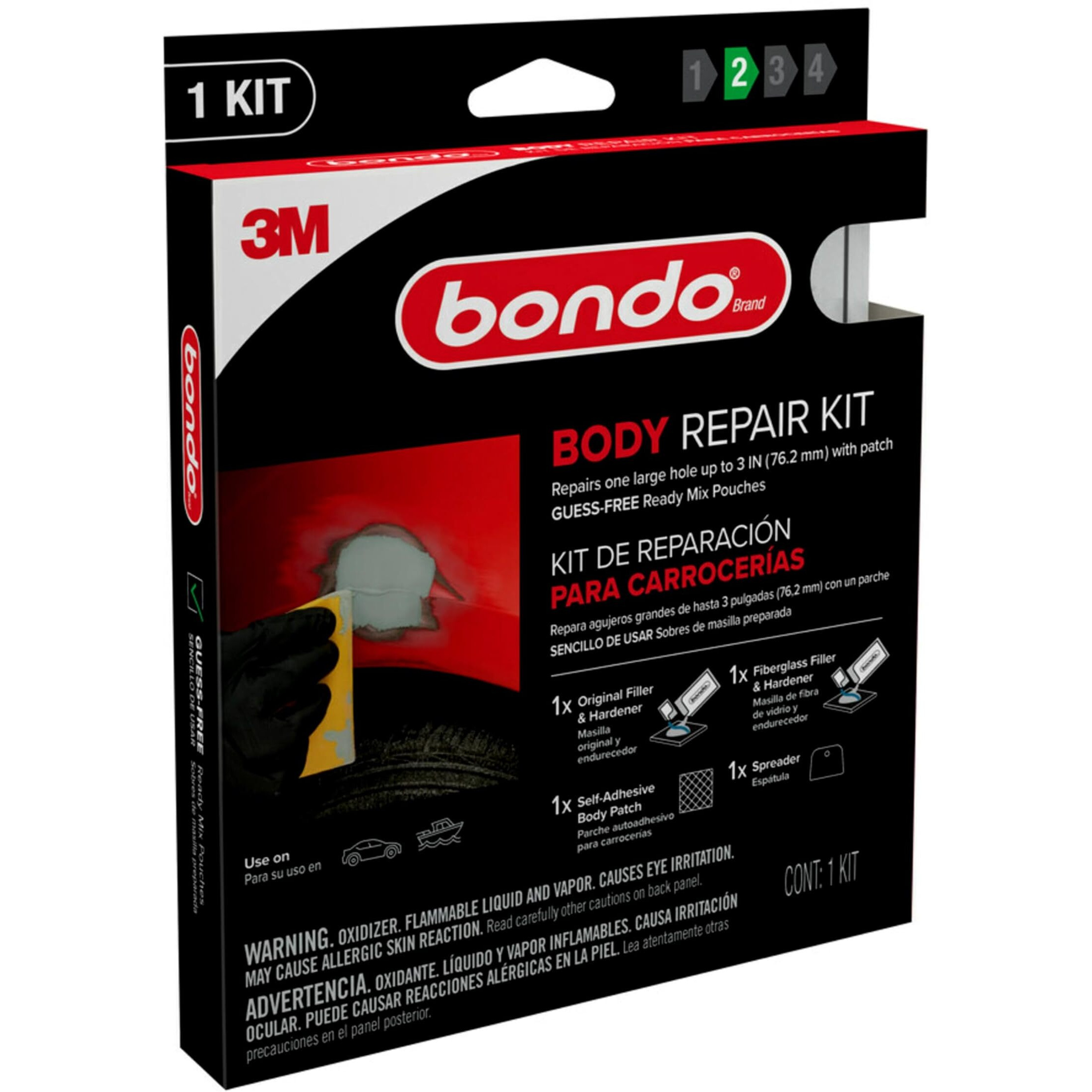 Bondo Body Repair Kit Brkit-2Pk-Es  Ready Mix Pouches  2 Oz  6/Case  Units Per Each