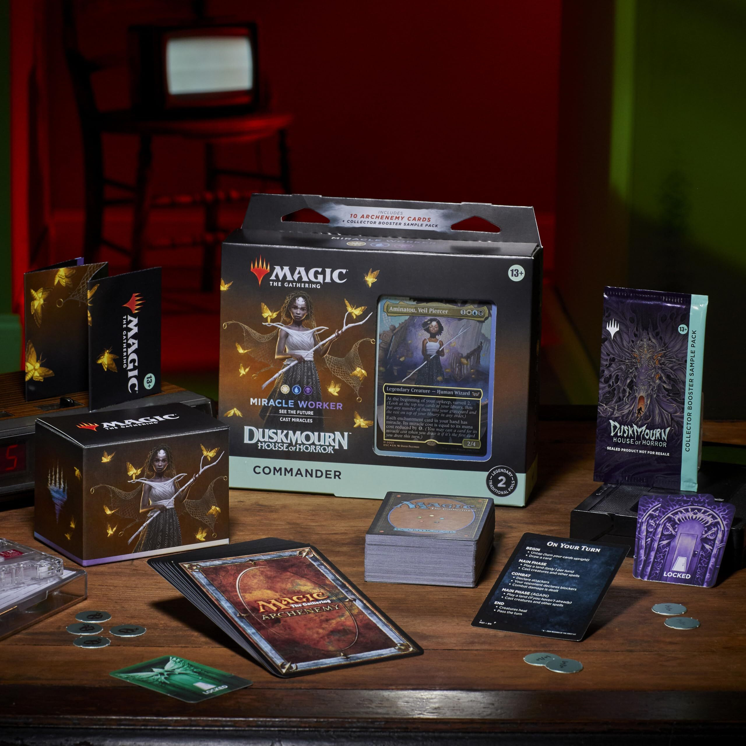 Magic The Gathering Duskmourn House Of Horror Commander Deck - Miracle Worker