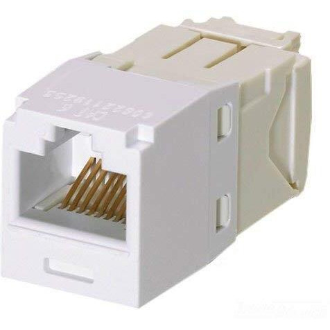 Panduit Mini-Com Tx6 Plus - Modular Insert - White - 1 Port