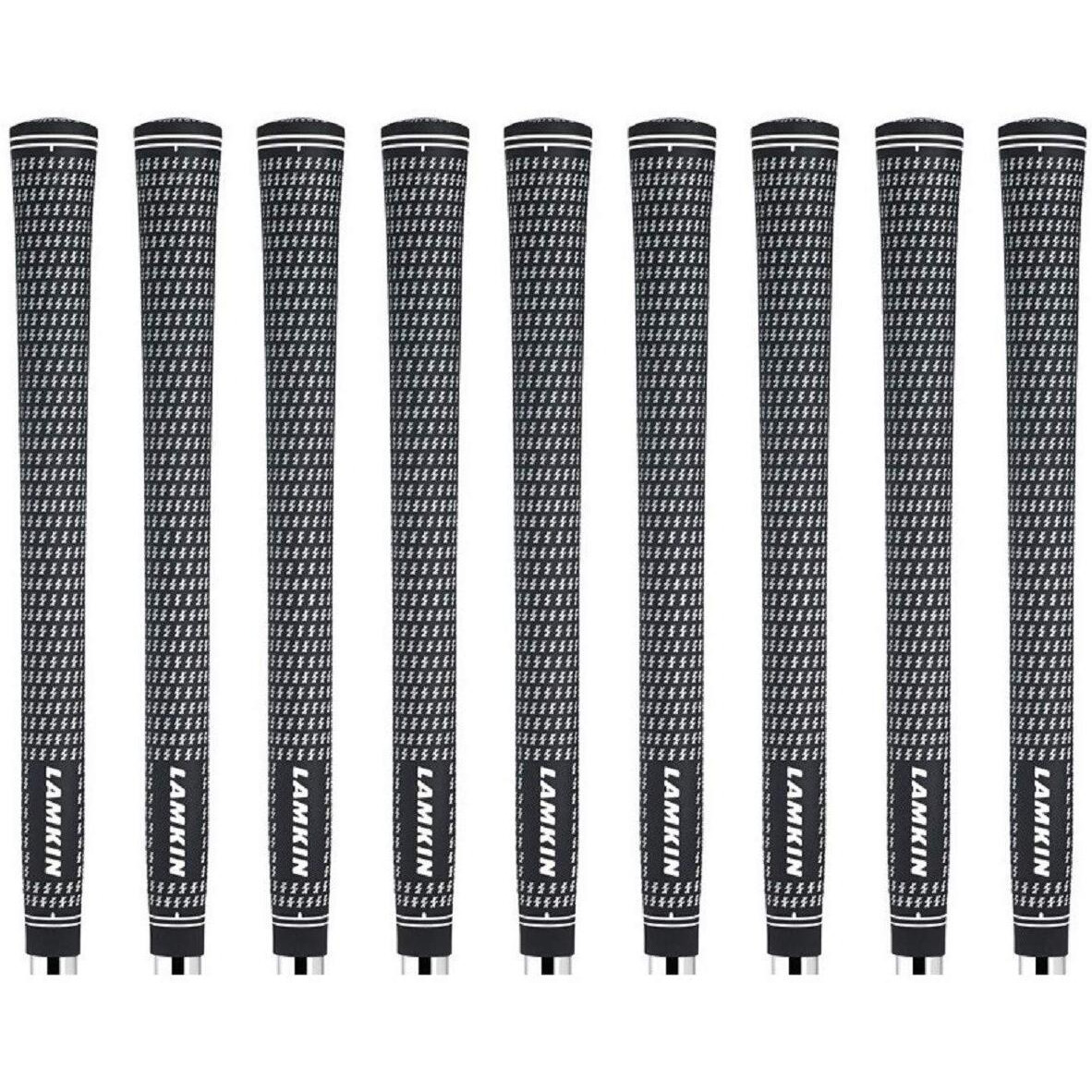 Lamkin Crossline Standard (0.600) 9 Piece Golf Grip Bundle