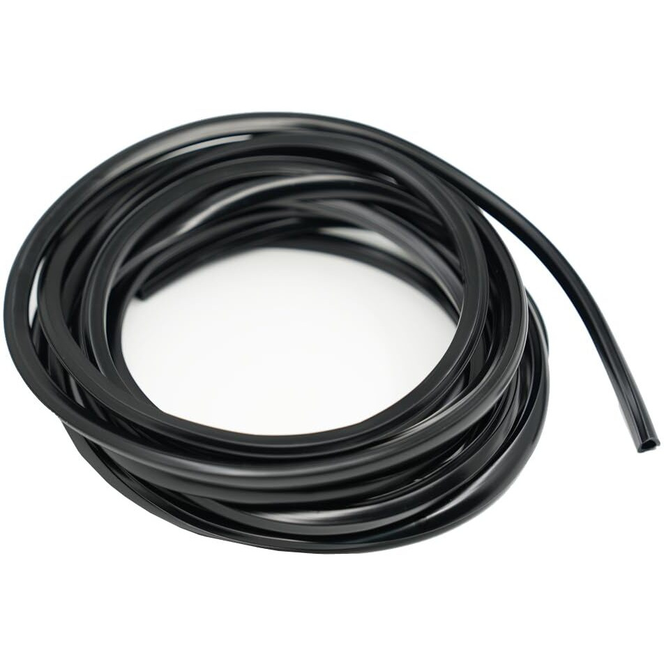 Iverntech Dust Protection Soft Cover Seal Dustproof Strip For 30/40 Series 8Mm Slot Aluminum Profile Extrustion Black 5 Meters