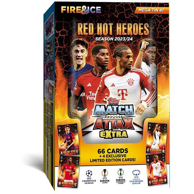 2023-24 Topps Match Attax Extra Champions League Cards - Mega Tin