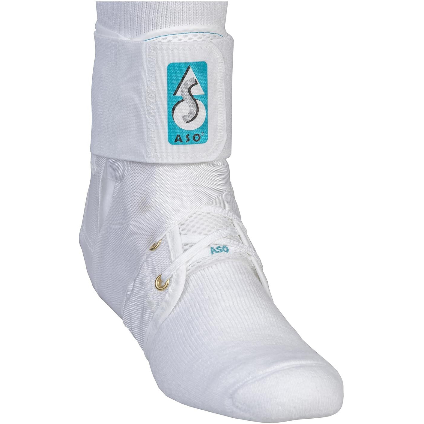 Med Spec Aso Ankle Stabilizer Orthosis  White  Large