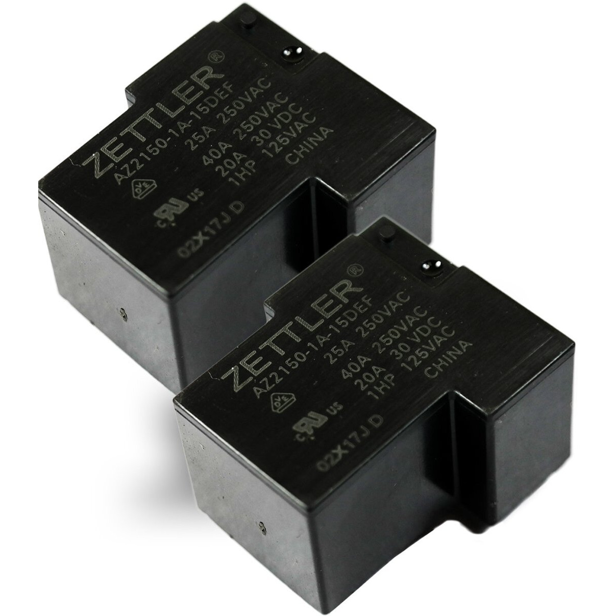 American Zettler Az2150-1A-15De 15Vdc 256 Ohm 40A Spst-No Tht Power Relay (Pack Of 2)