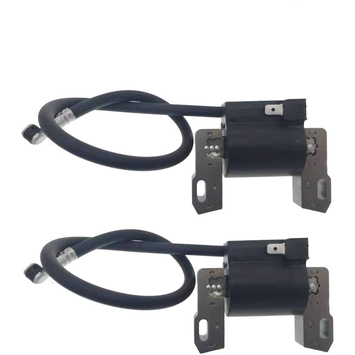 Partsrun 2-Pack 592846 Ignition Coil Module For Briggs And Stratton 691060 799651 Replace John Deere Mia12346 Lg691060 18-22Hp Engines Zf-Ig-A00052V