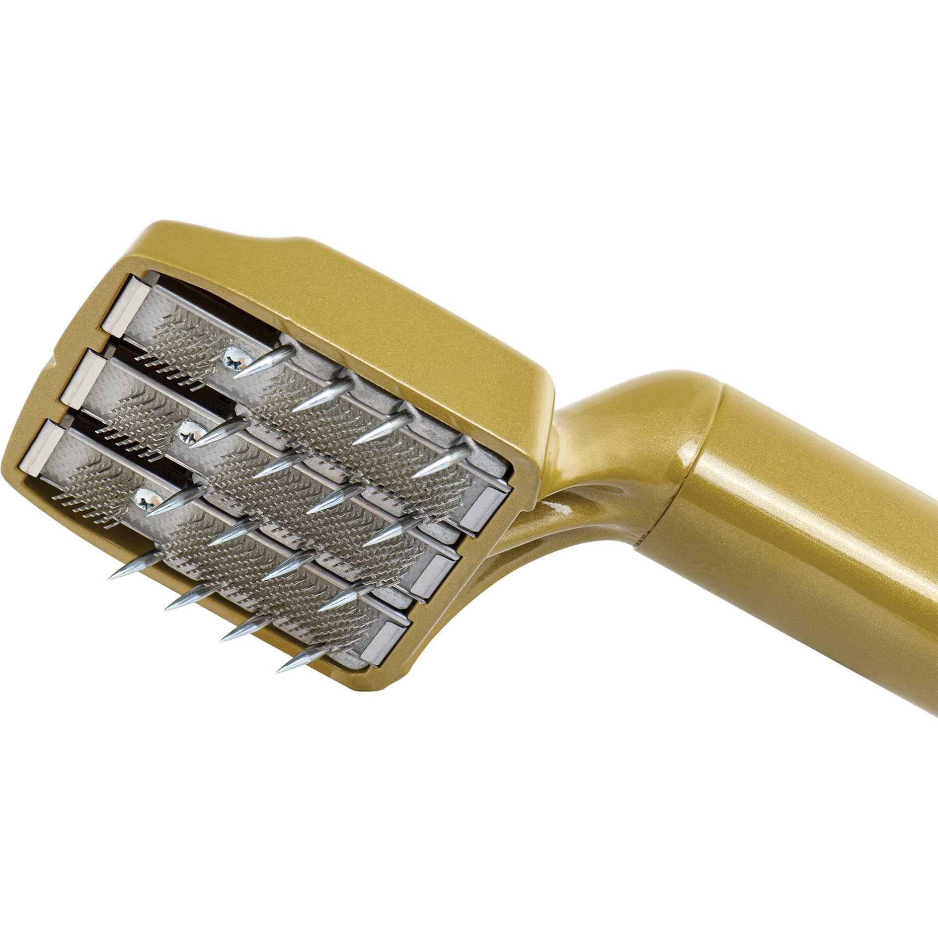 Roberts 10-501 Golden Touch"&quotGt"" Carpet Knee Kicker With Extra Wide Head  High Contour Neck And 2-Inch Thick Bumper Pad   Yellow