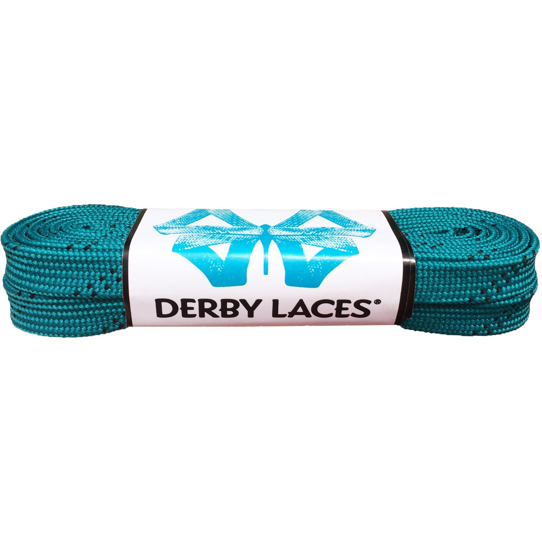Derby Laces Teal 72 Inch Waxed Skate Lace For Roller Derby  Hockey And Ice Skates  And Boots