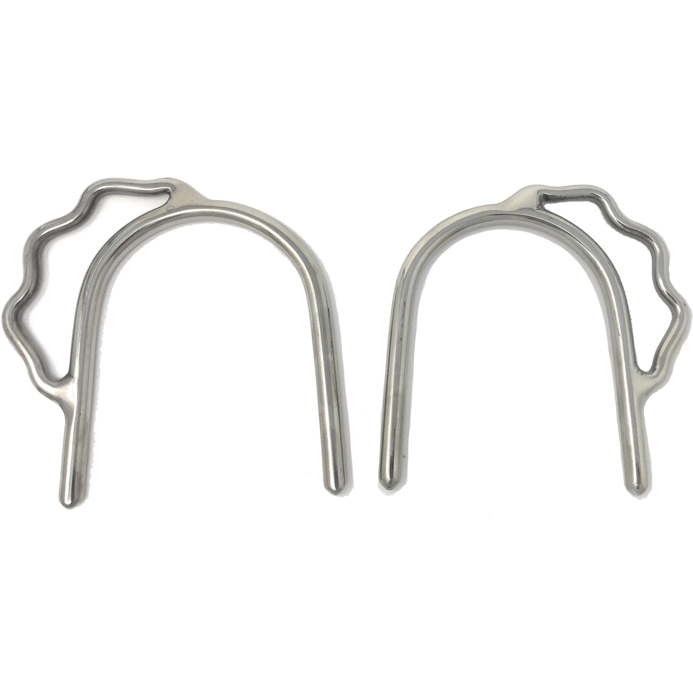 Aj Tack Stainless Steel Slip On Bumper Spurs - Ladies
