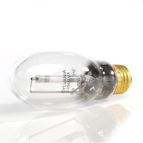 Sylvania 67504 (2-Pack) Lu70/Med 70-Watt High Pressure Sodium Hid Light Bulb  1900K  6300 Lumens  E26 Base