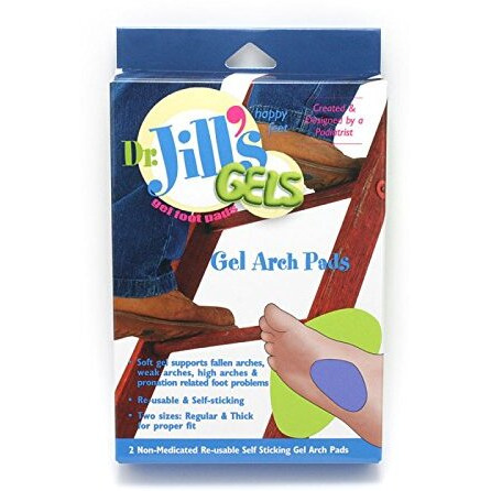 Dr. Jill's Purple Gel Arch Pads  1/8"" Thick  2 Pads/Box
