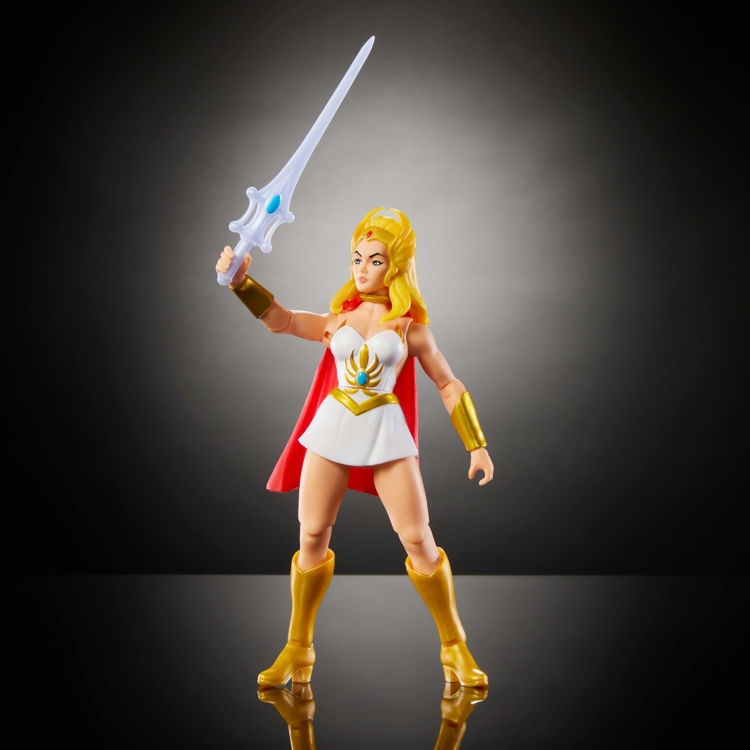 Masters Of The Universe Origins Action Figure She-Ra Cartoon Collection  5.5-Inch 1980S Tv Heroine  Princess Of Power Detailed Design & Accessories