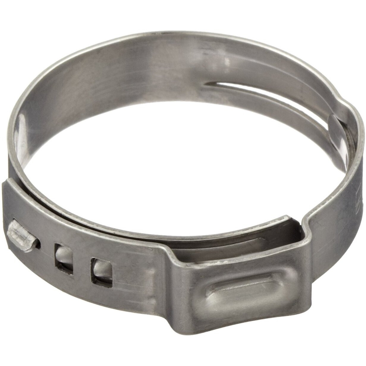 Oetiker 16700020 Stepless Ear Clamp  One Ear  7 Mm Band Width  Clamp Id Range 15.3 Mm (Closed) - 18.5 Mm (Open) (Pack Of 100)