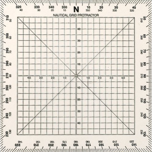 Weems & Plath Marine Navigation Square Protractor (5-Inch)