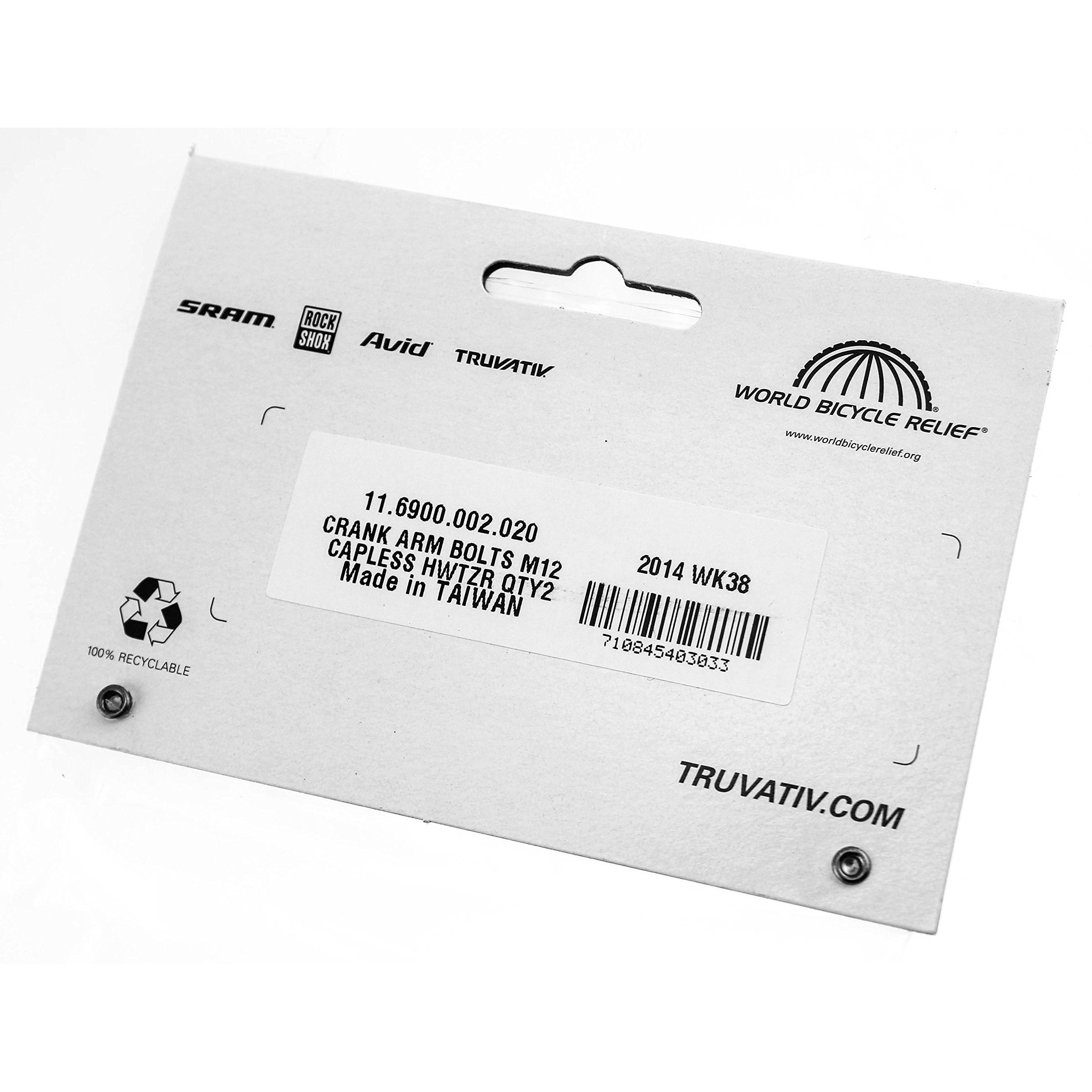 Truvativ M12 Capless Steel Crank Bolts