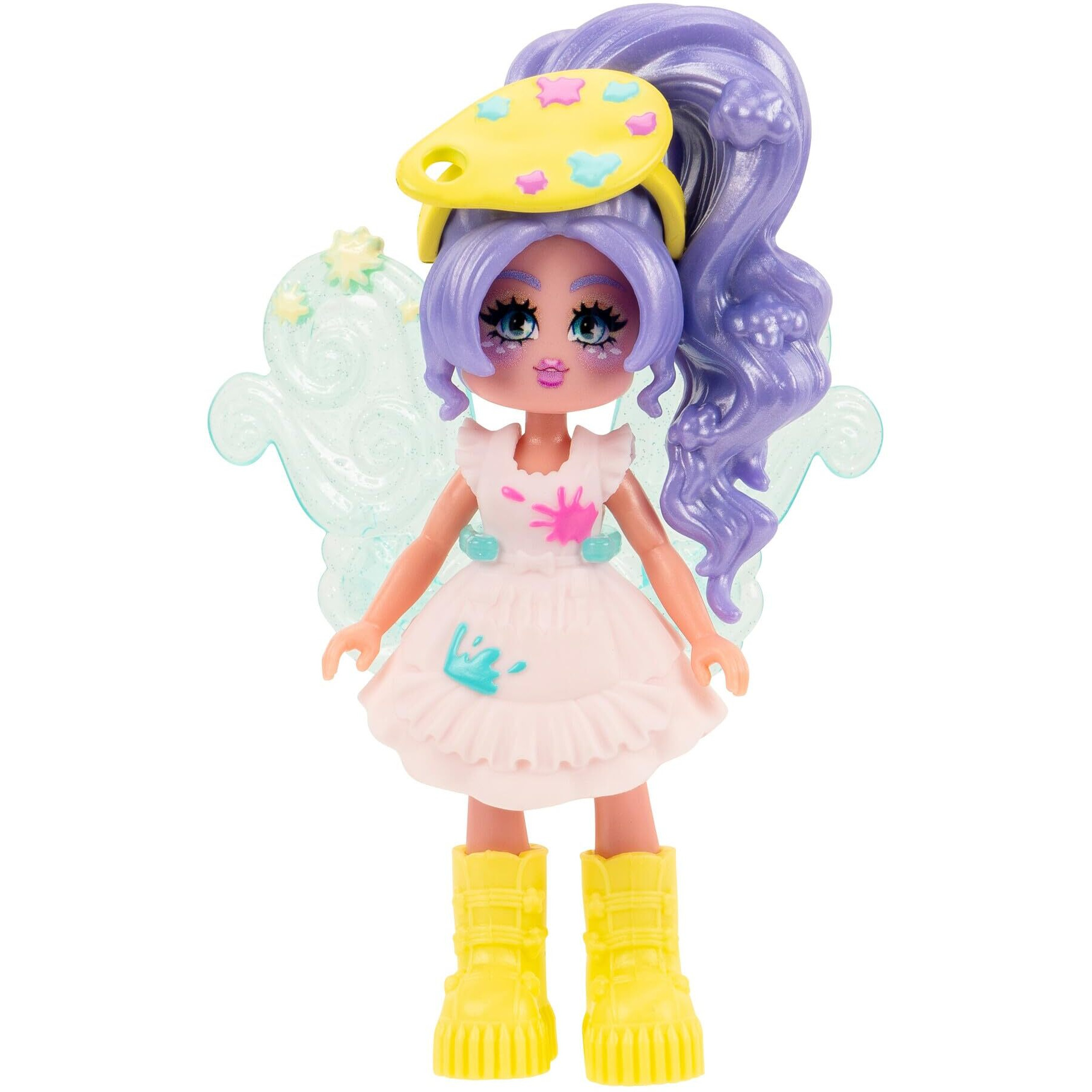 Royale High 3  School Spirit Fashion Pack Art - Light Series 1-1 Figure With 15 Accessories - Wings Become Rings - Virtual Item Code Included - Ages 5+