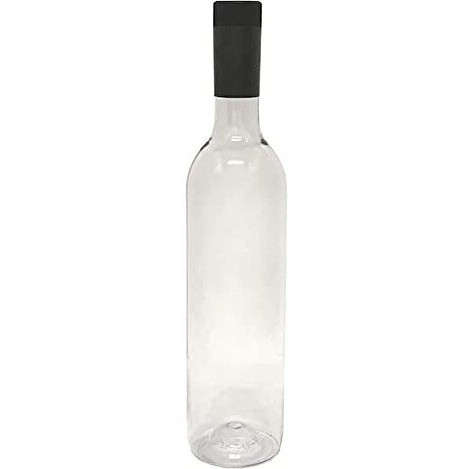 Nicebottles Plastic Wine Bottle & Screw Cap  Clear  750Ml