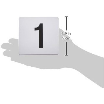 Winco 1-25 Plastic Table Numbers