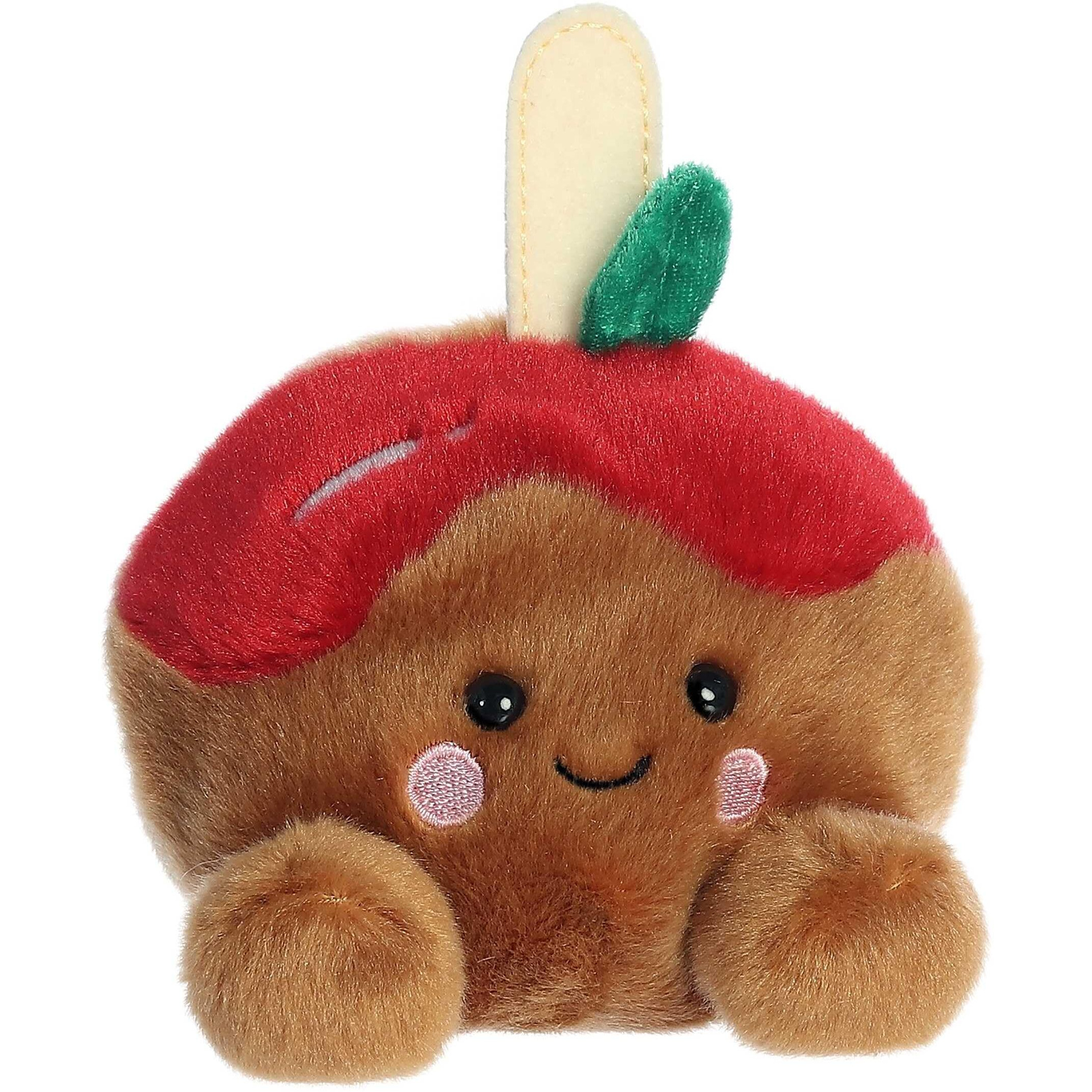 Aurora Adorable Palm Pals Sticky Caramel Apple Stuffed Animal - Pocket-Sized Play - Collectable Fun - Brown 5 Inches