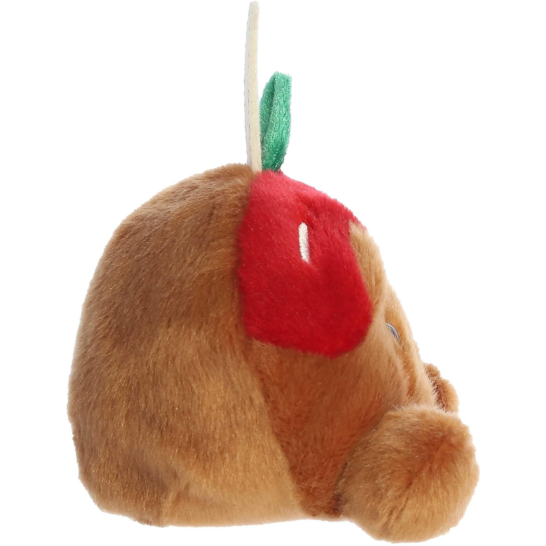 Aurora Adorable Palm Pals Sticky Caramel Apple Stuffed Animal - Pocket-Sized Play - Collectable Fun - Brown 5 Inches