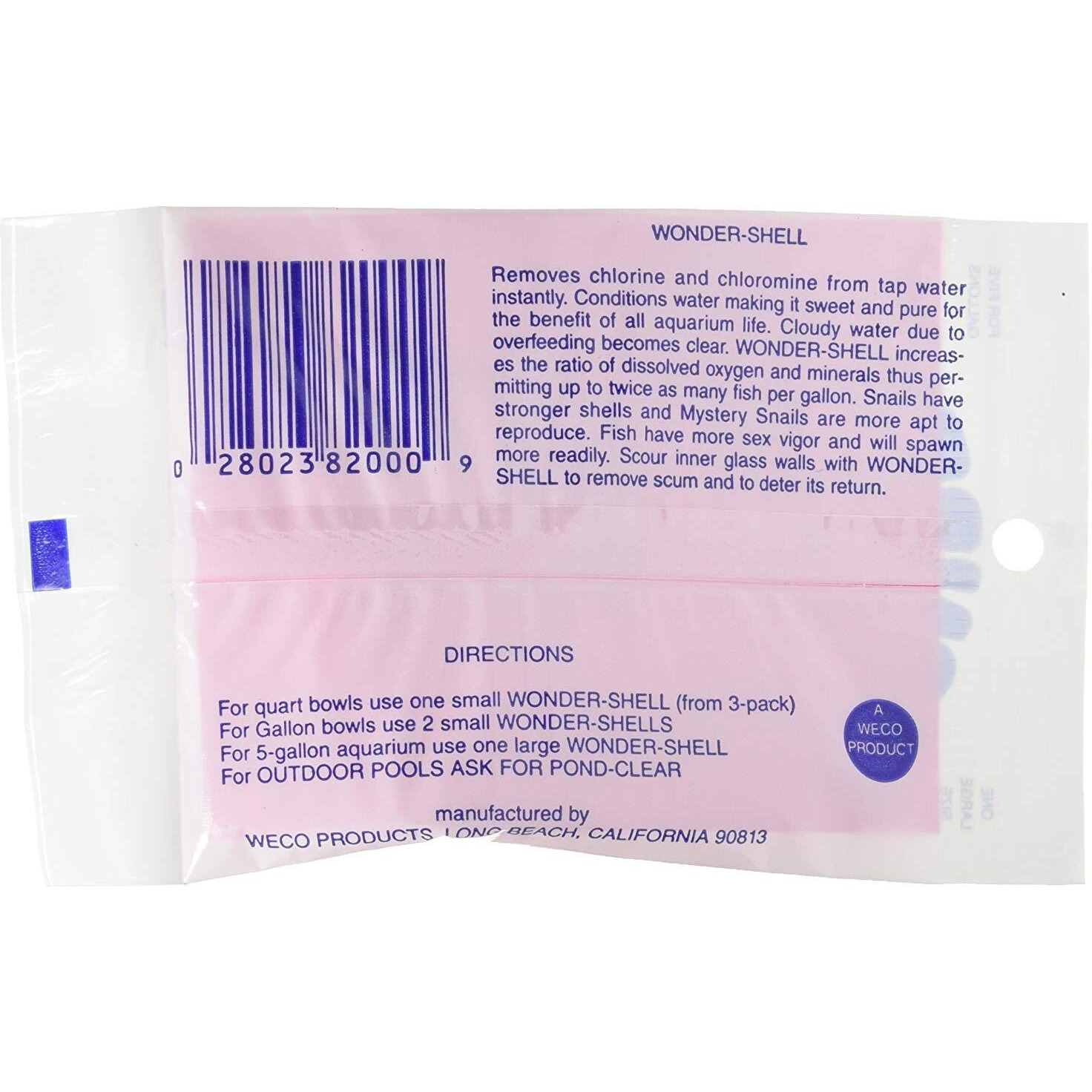 (6 Pack) Weco Wonder Shell Natural Minerals  Large  For A Total Of 6 Large Shells