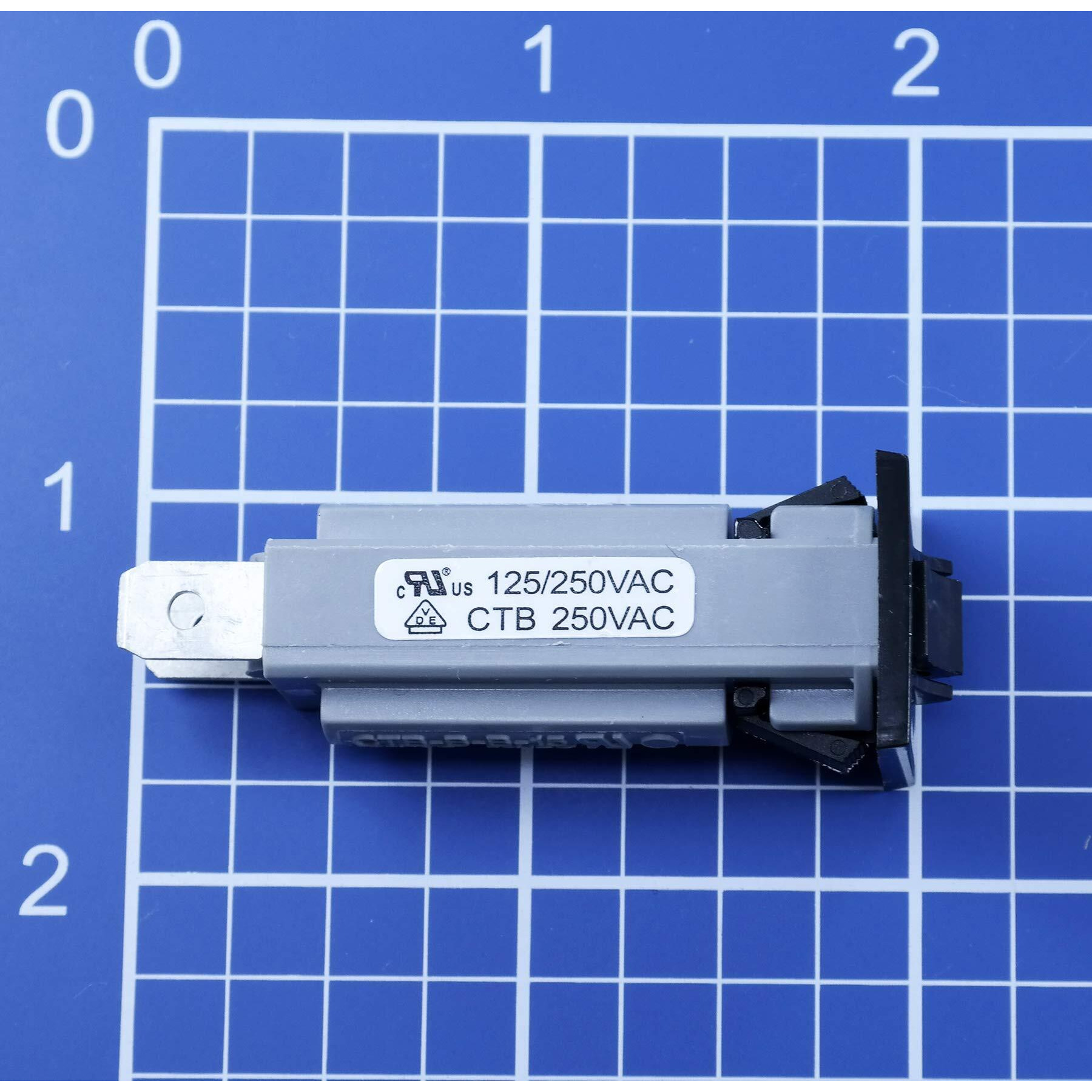 Circuit Breaker  Thermal  15A  250Vac/50Dc