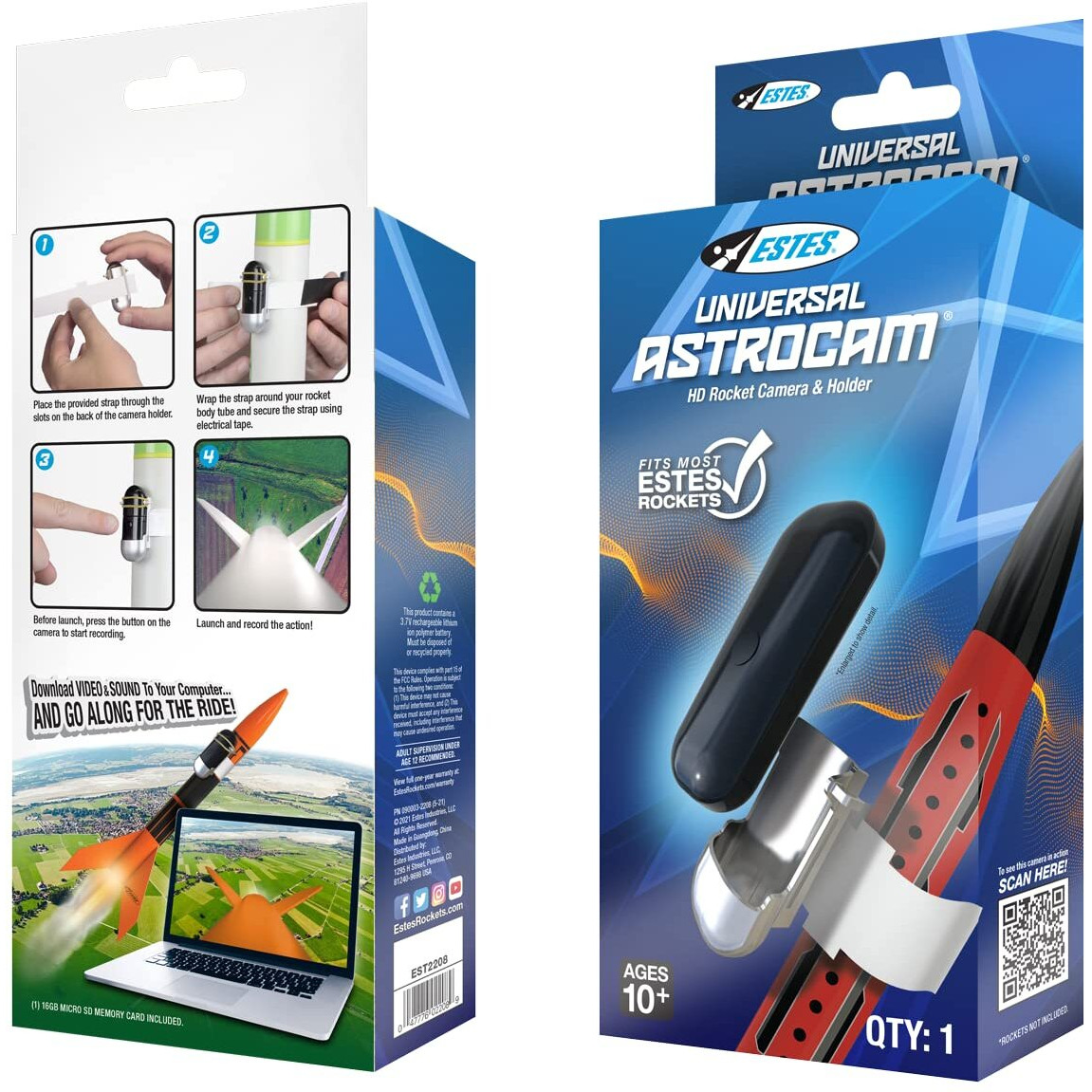 Estes Universal Astrocam Hd Rocket Camera & Holder 2208