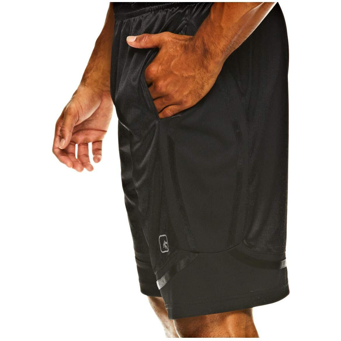 And1 Men's All Courts Basketball Core Shorts (2Xl 44/46  Black)