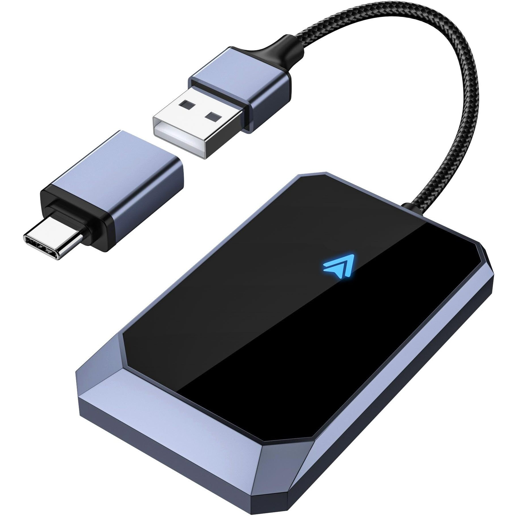 Android Auto Wireless Adapter For Factory Wired Android Auto - Instant Connection  Converts Wired To Wireless  Compatible With Android 10+ & Cars From 2015