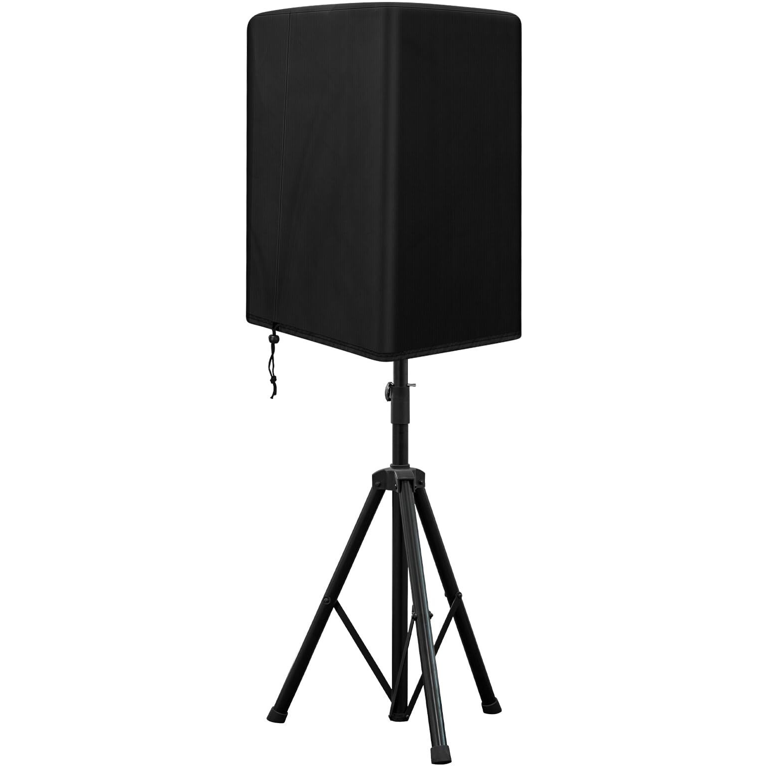 Yexcend Speaker Cover For 15 Inch Pa/Dj Powered Speaker Mounted On Stand  Outdoor Speaker Covers Uv Protection Water Resistant Dustproof 600D Oxford Cloth(Black)