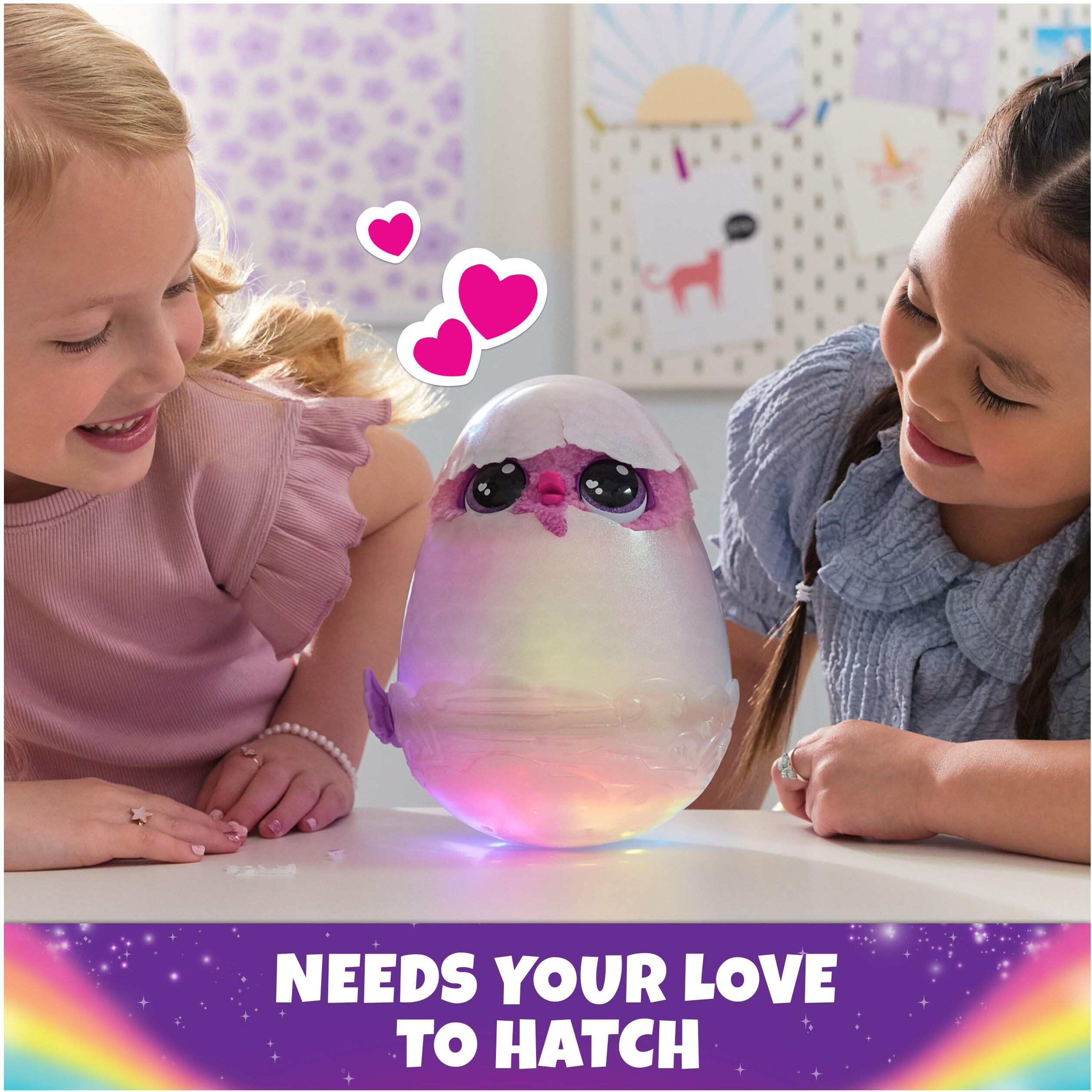 Hatchimals Alive  Mystery Hatch Pufficorn  Surprise Interactive Toy & Egg With Mist  Lights & Sounds (Styles May Vary)  Kids Toys For Girls & Boys