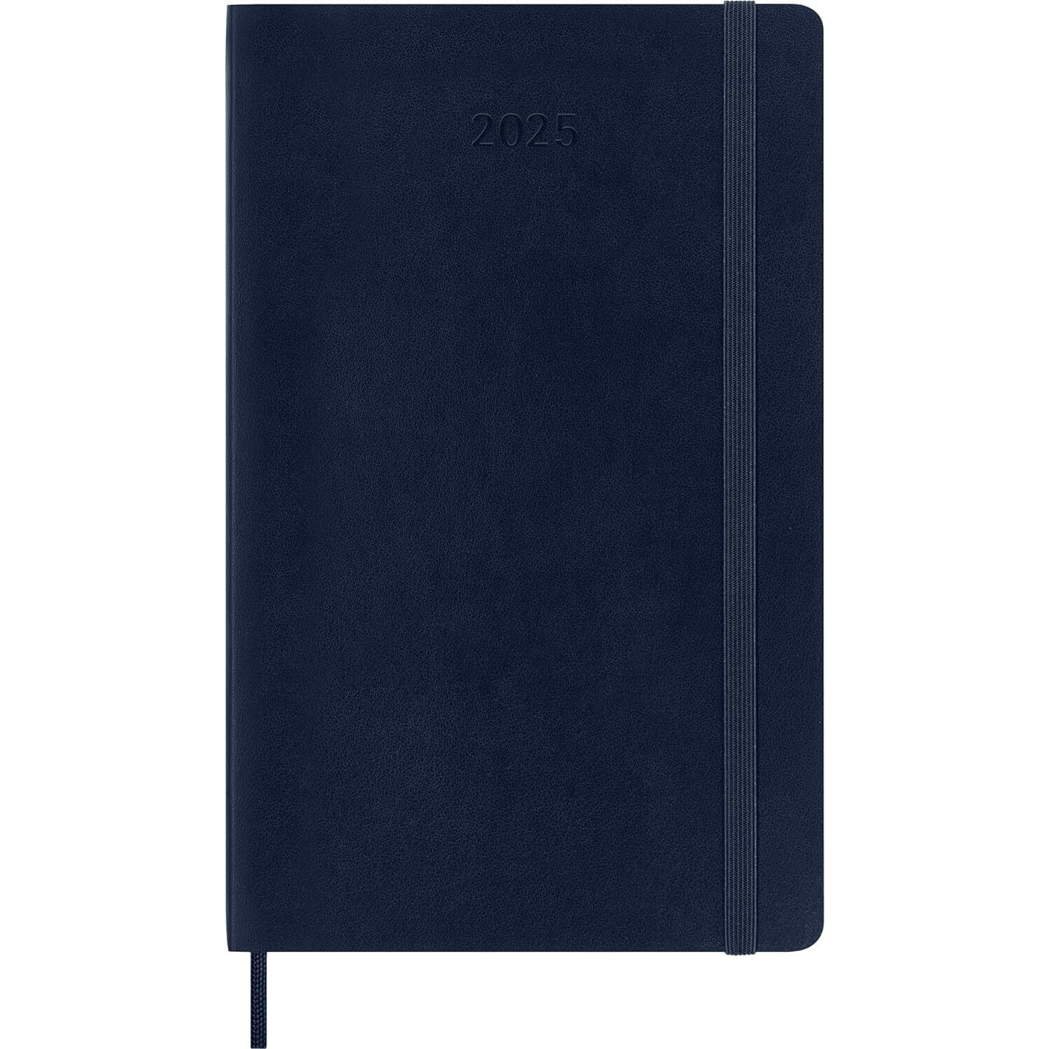 Moleskine Classic 12 Month 2025 Weekly Planner  Soft Cover  Large (5"&quotX8.25"")  Sapphire