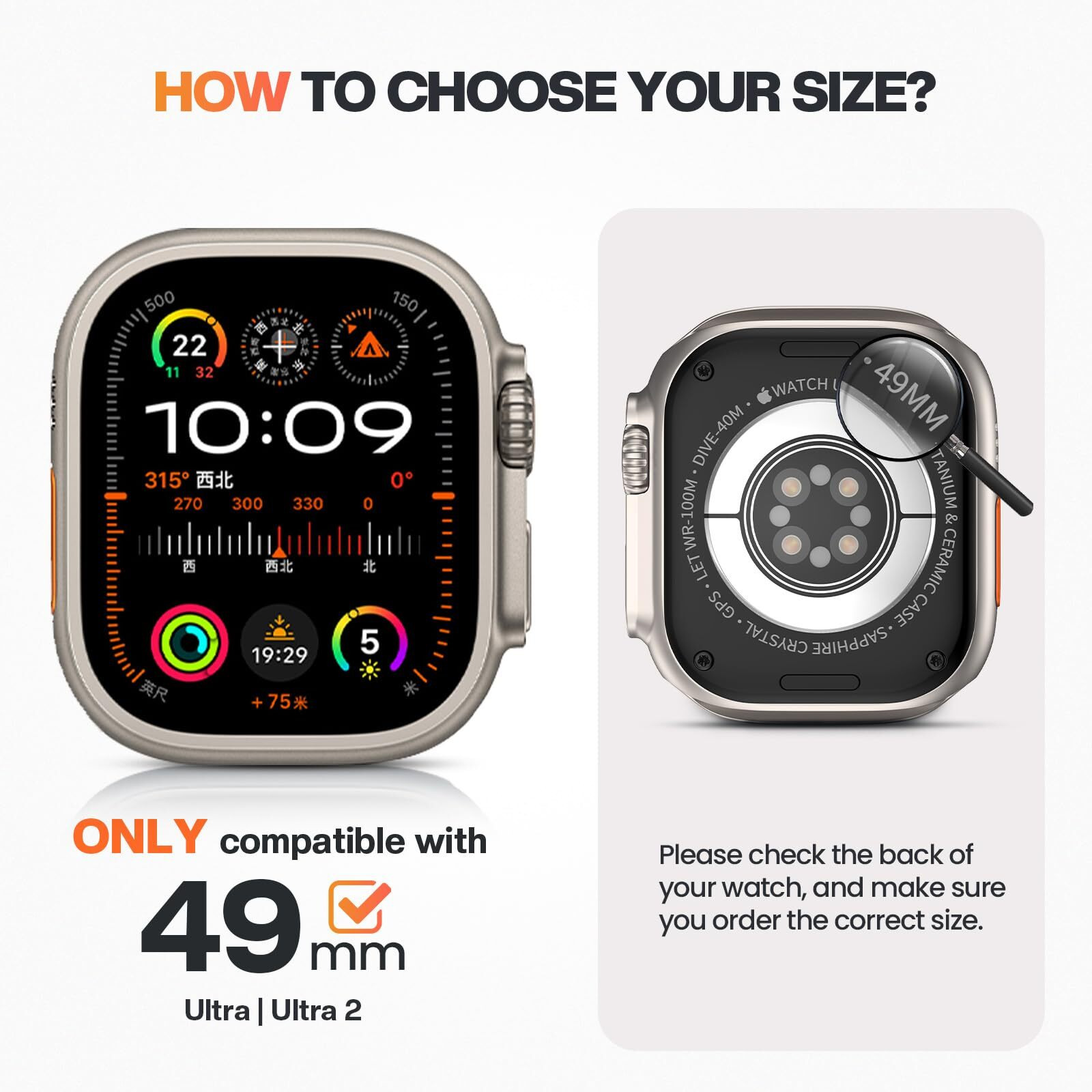 Goton Privacy Waterproof Case Compatible For Apple Watch Screen Protector 46Mm 42Mm 45Mm 44Mm 41Mm 40Mm Ultra 2 49Mm Se Series 10 9 8 7 6 5 4  Anti Spy Face Cover Back Bumper For Iwatch Accessories