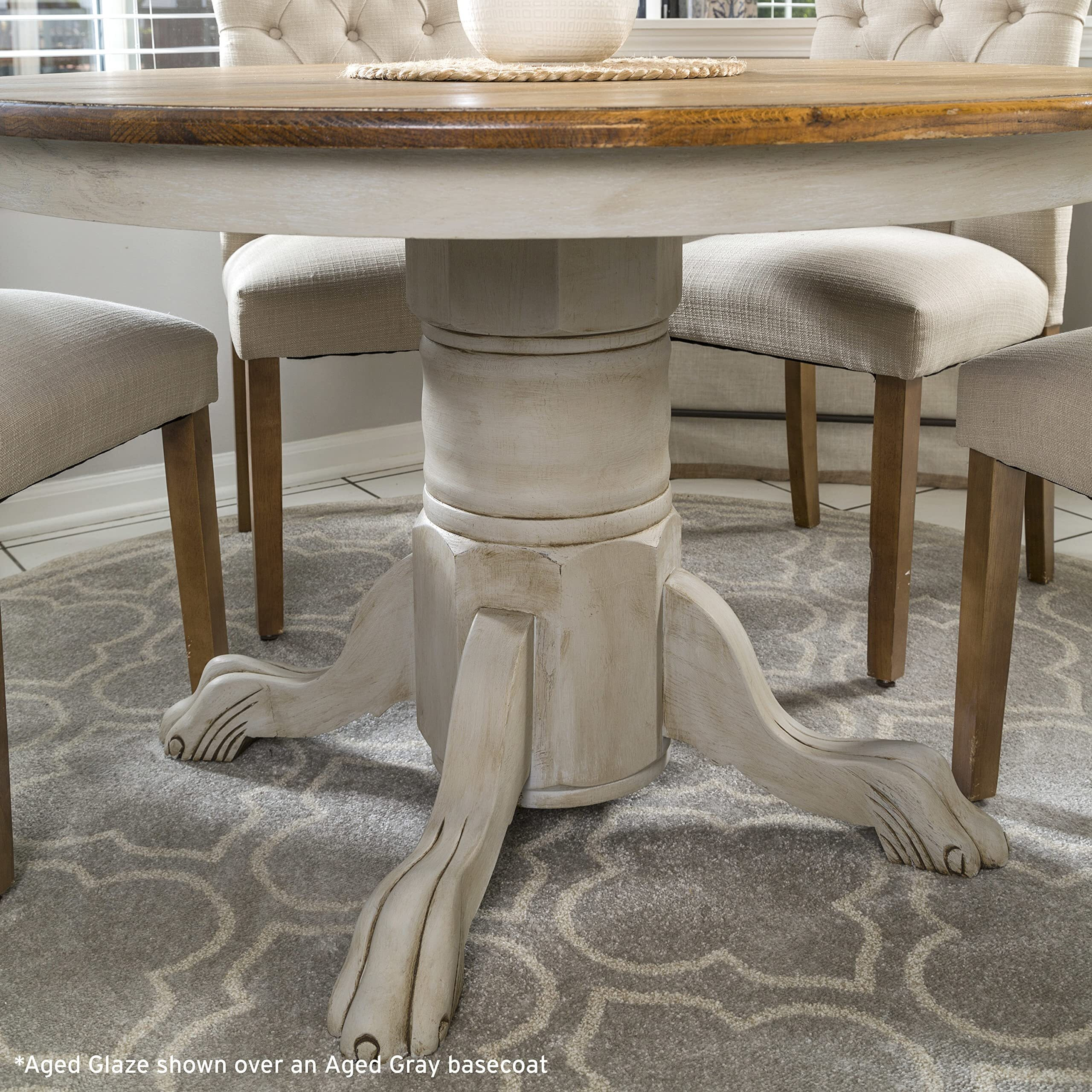 Rust-Oleum 315881-2Pk Chalked Decorative Glaze  Semi-Transparent Aged  30 Fl Oz (Pack Of 2)