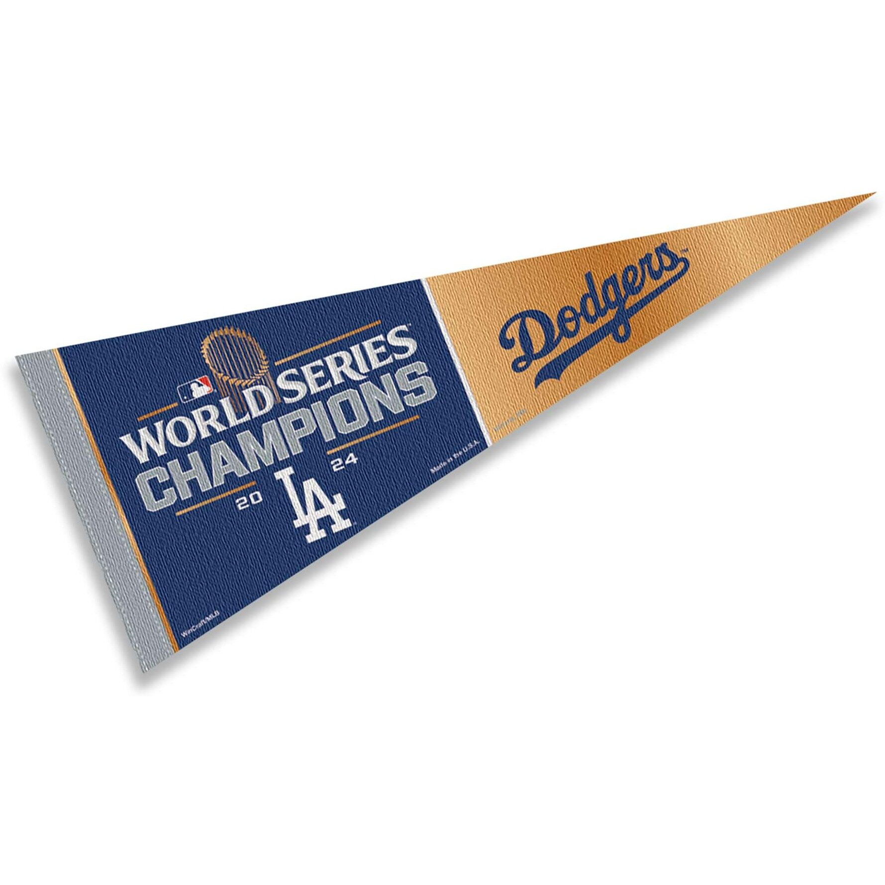 Wincraft Los Angeles Dodgers 2024 World Champions Series Soft Felt Pennant