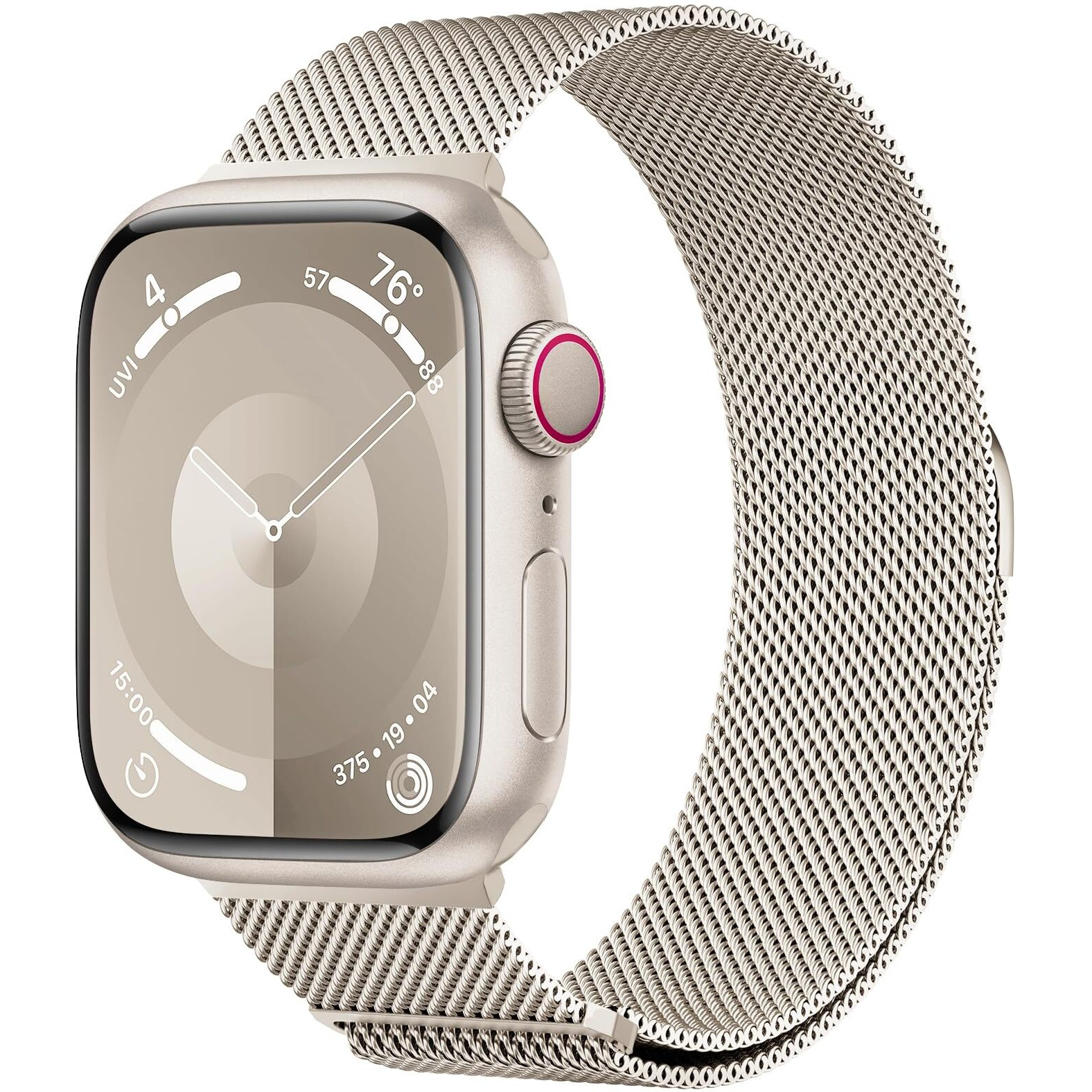 Zalaver Metal Band Compatible With Apple Watch Bands 38Mm 40Mm 41Mm 42Mm 46Mm 44Mm 45Mm 49Mm Women Men Adjustable Magnetic Stainless Steel Mesh Strap For Iwatch Ultra/Ultra 2 Series 10 9 8 7 6 5 4 3 2 1 Se