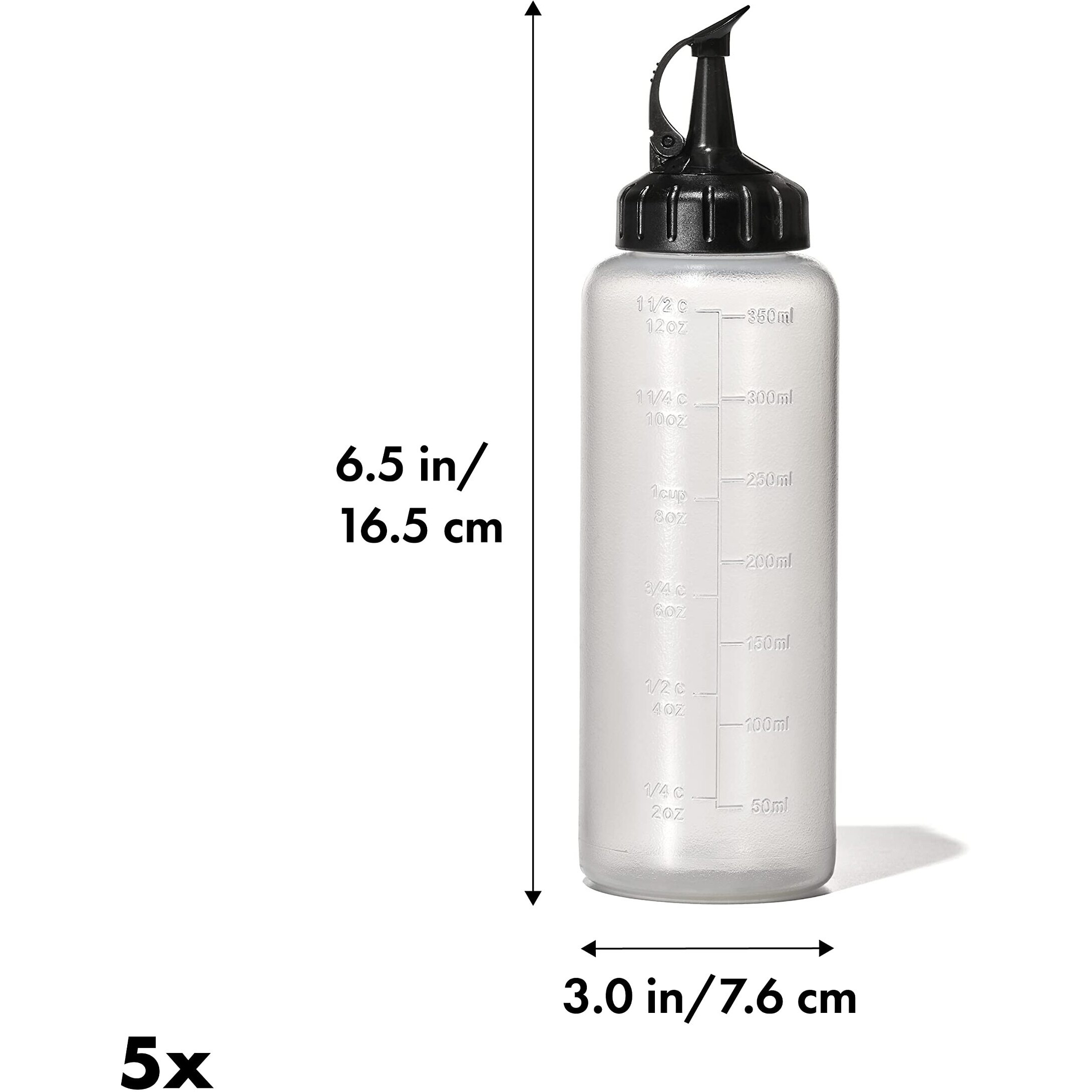Oxo Good Grips Chef's Squeeze Bottle Medium - 5 Pack