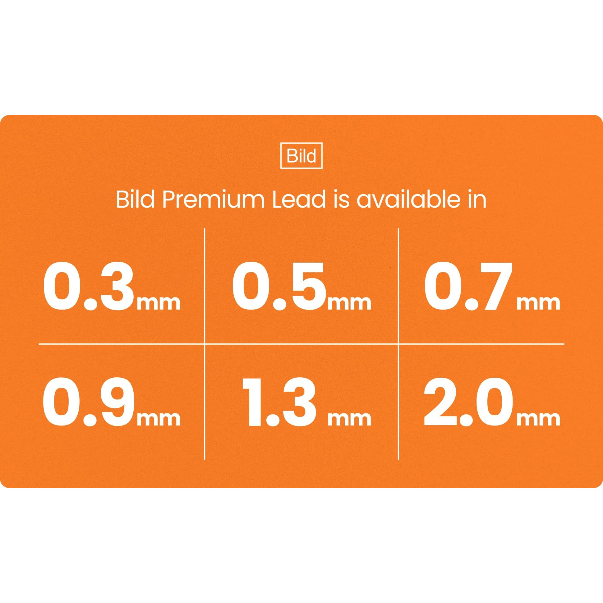 Bild Premium 600 Leads Of 1.3 Mm Mechanical Pencil Lead Refills Hb 2 (Hb Mega  1.3 Mm)