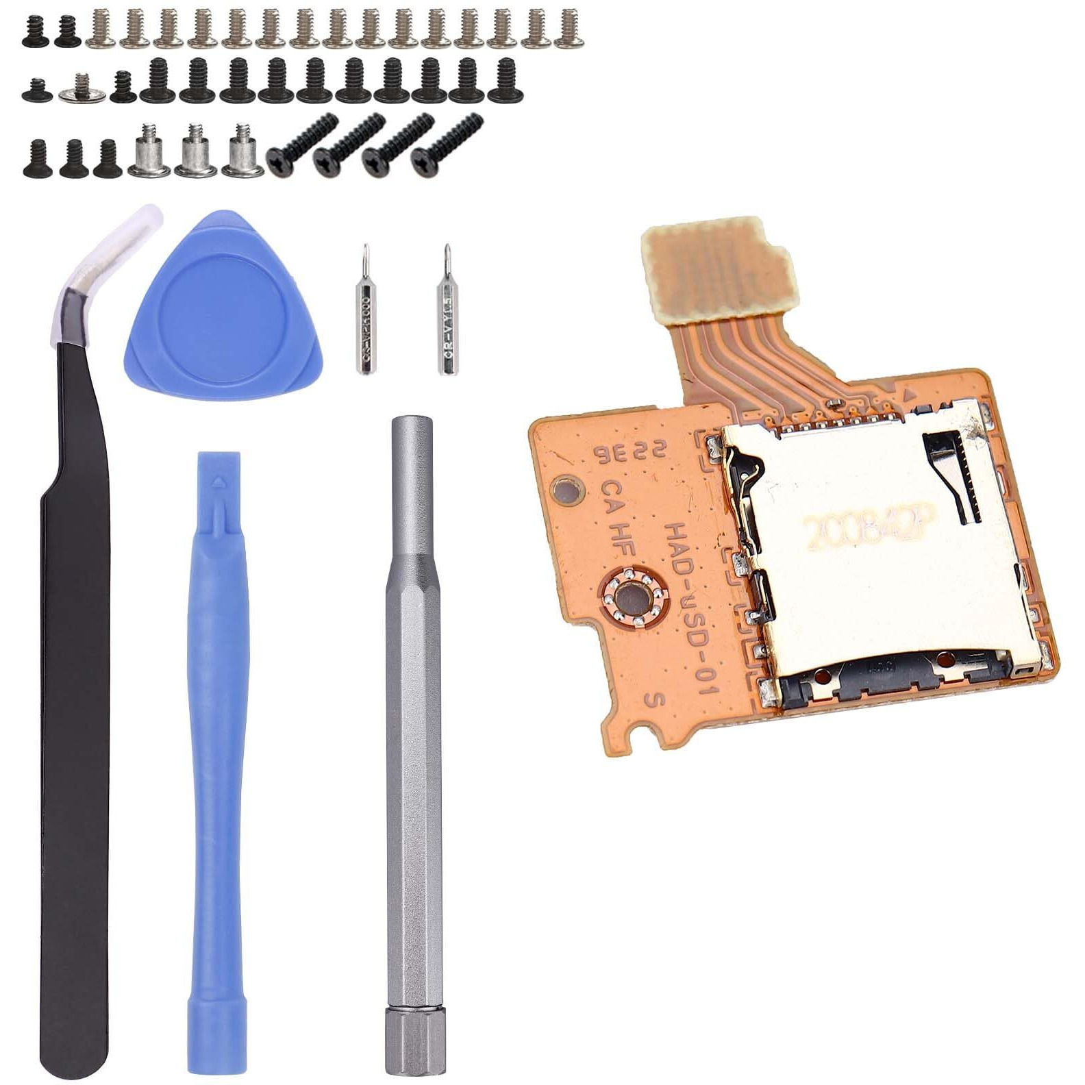 Ikpek 1 Pack Micro Sd Card Reader Replacement For Nintendo Switch Hac-Sd-01  Tf Memory Card Slot Socket Reader Board Replacement For Ns Console