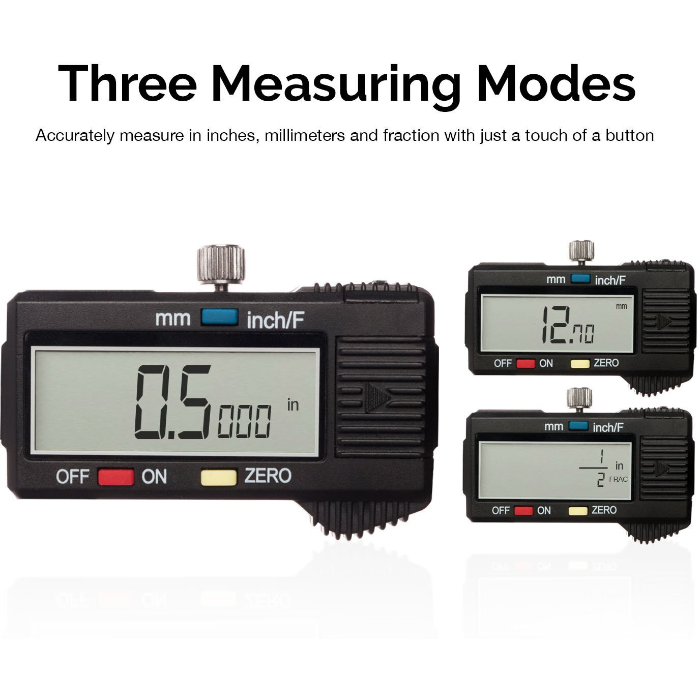 Neiko 01408A 8  Electronic Digital Caliper Extra Large Display | 0-8 Inches | Inch/Fractions/Millimeter Conversion | Polished Stainless Steel