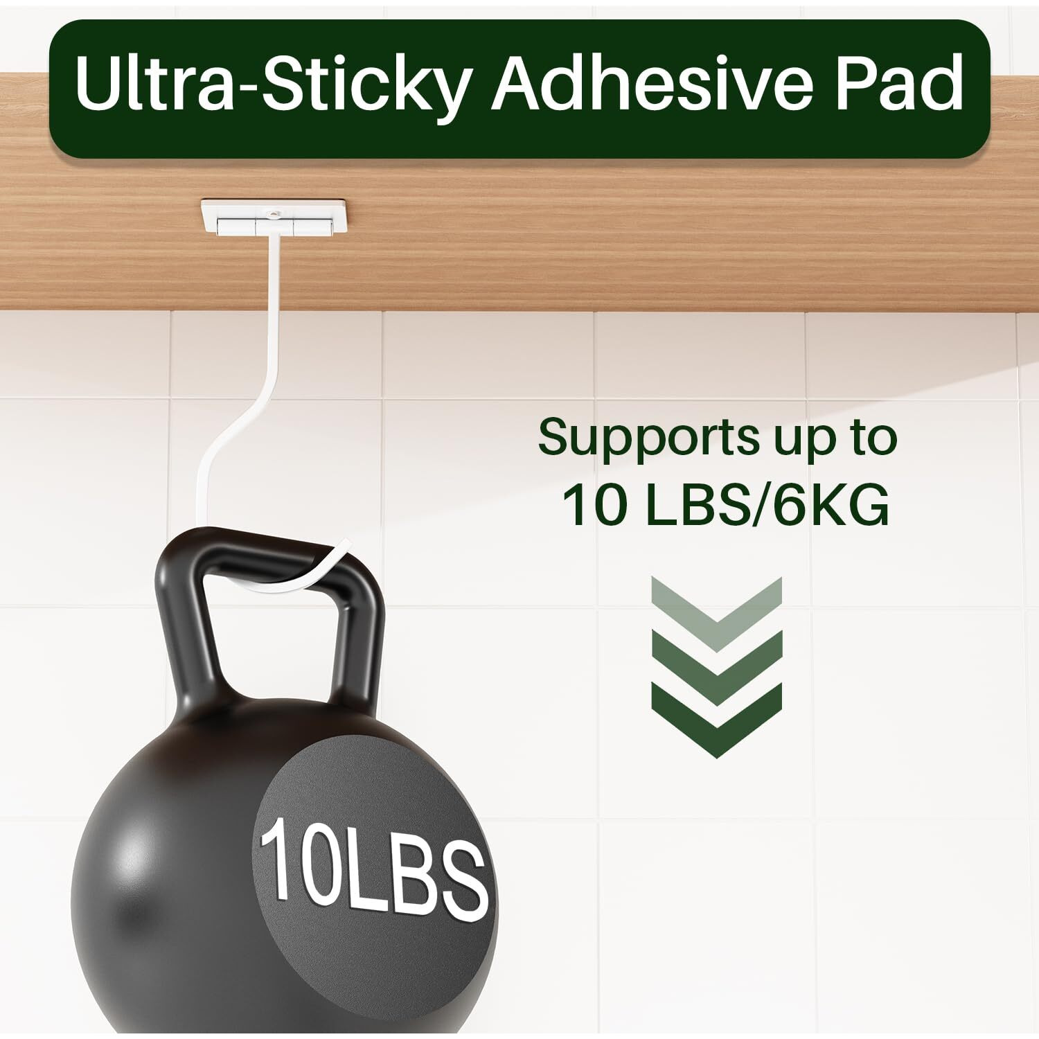 Bussdis White Folding-Banana-Hook