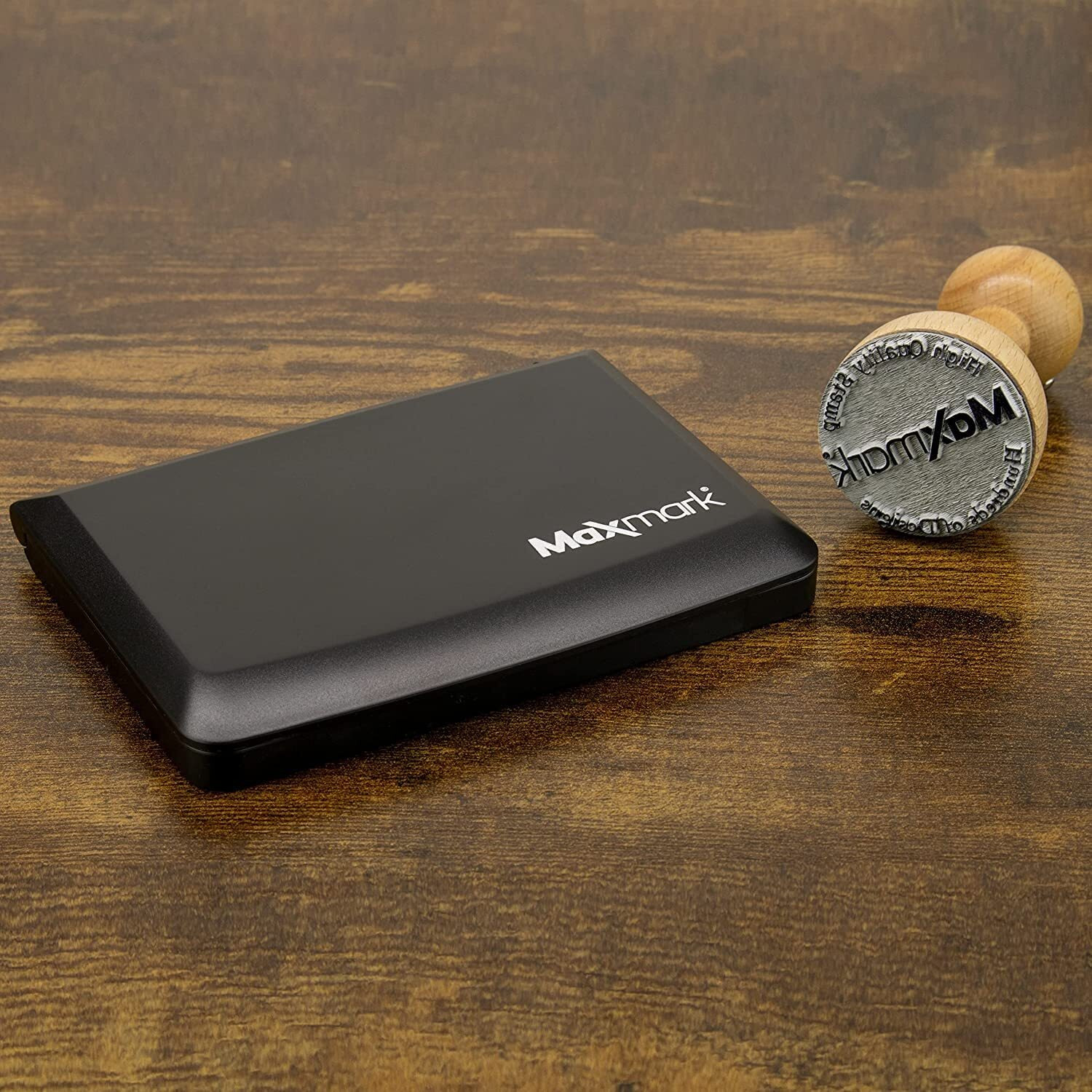 Maxmark Large Premium Sky Blue Ink Stamp Pad - 3.5"" X 6.25"" - Quality Felt Pad